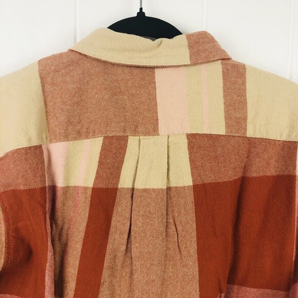 Roxy Womens Let It Go Long Sleeve Flannel Shirt X-Small - Picture 12 of 14